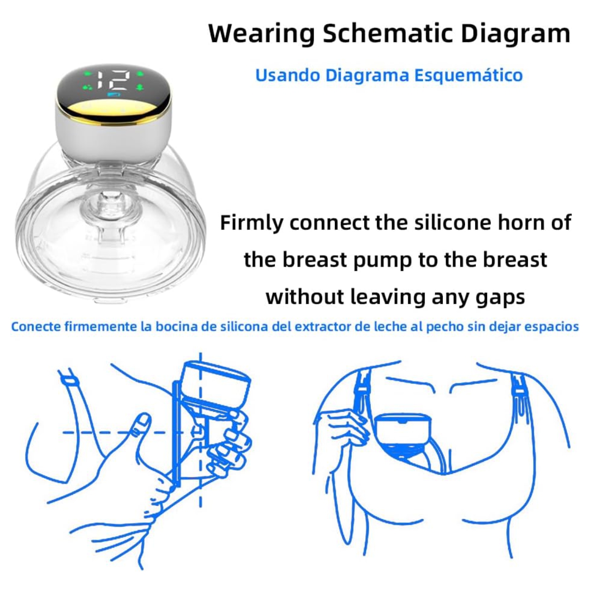 Miniatura 2 de Extractor leche Manos Libres pantalla